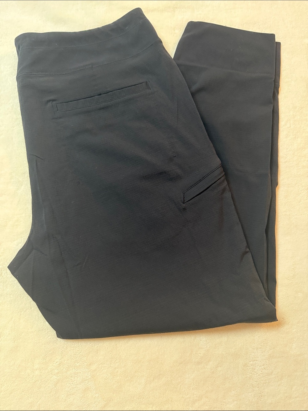 Athleta Black Performance Joggers with Zipper Pockets - Picture 4 of 8